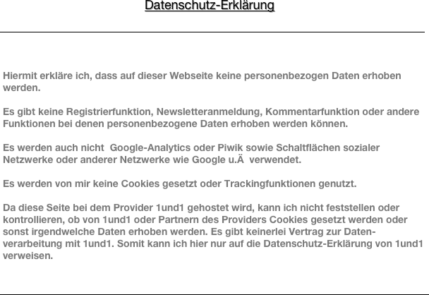                                          Datenschutz-Erklärung 
￼￼